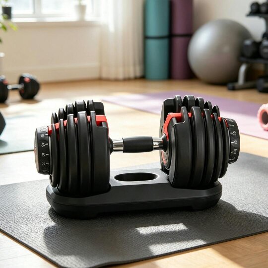 Havendro Adjustable Dumbbell 24kg 15-in-1 Weight Set Compact Home Gym
