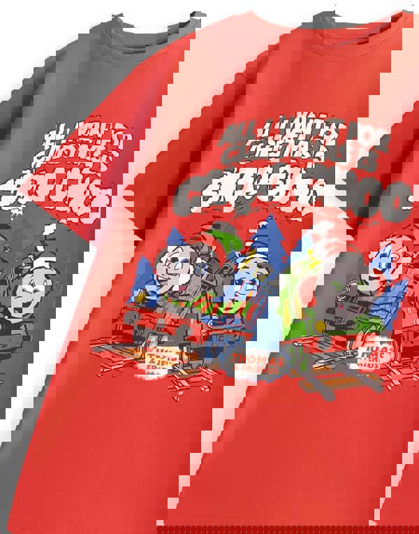 Thomas and Friends Unisex Kids Red Choo Choo Short Sleeved T-Shirt