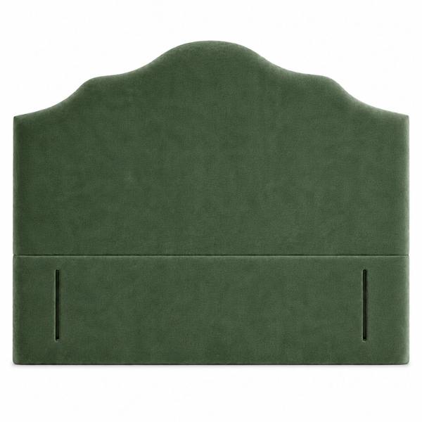 Great British Beds Paisley Headboard - Green Plush