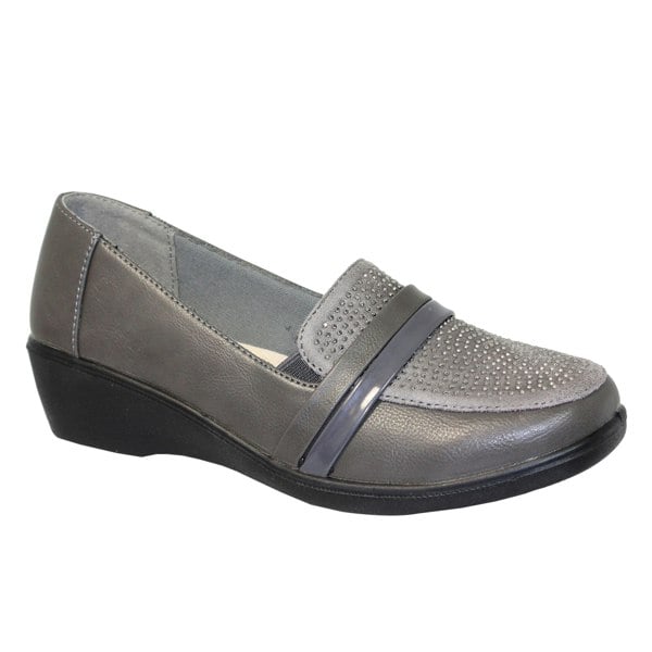 Lunar Women's Esther Casual Shoes - Grey