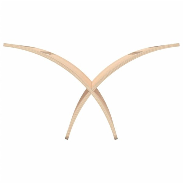 Berkfield Wooden Magazine Rack Floor Standing Natural