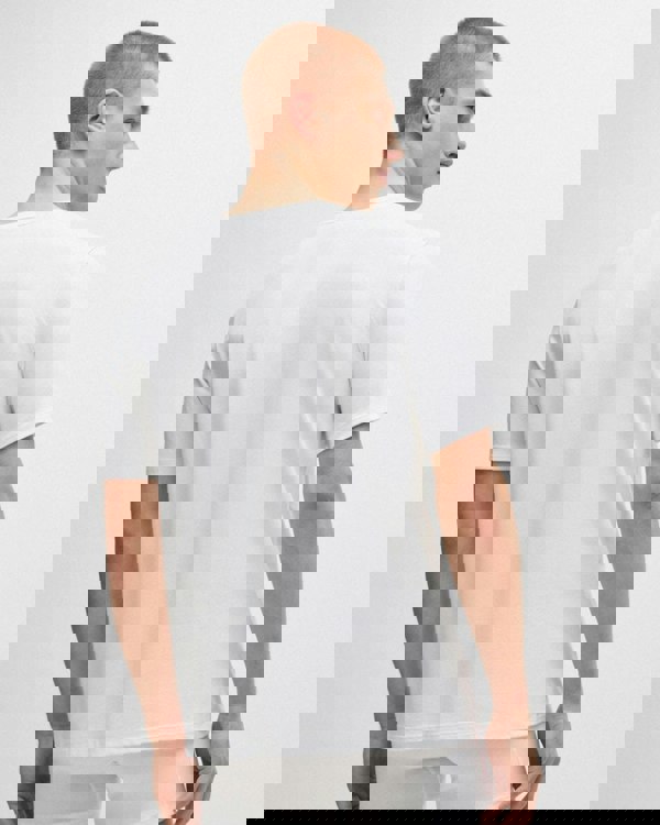 BOSS Orange Mix & Match Mens Stretch-Cotton Regular Fit T-Shirt with Logo Detail NOS - White 100