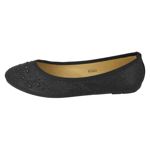 Spot On Ladies Spot On Flat Ballerinas