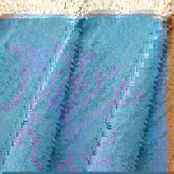 Cotton and Olive Reef Cotton Jacquard Hammam Towel