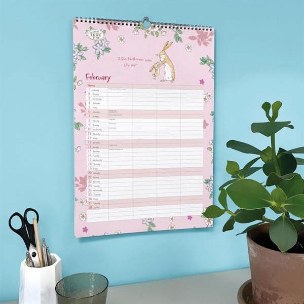 Guess How Much I Love You A3 Family Planner 2027, Family Planners, Month To View, History & Literature, Gift