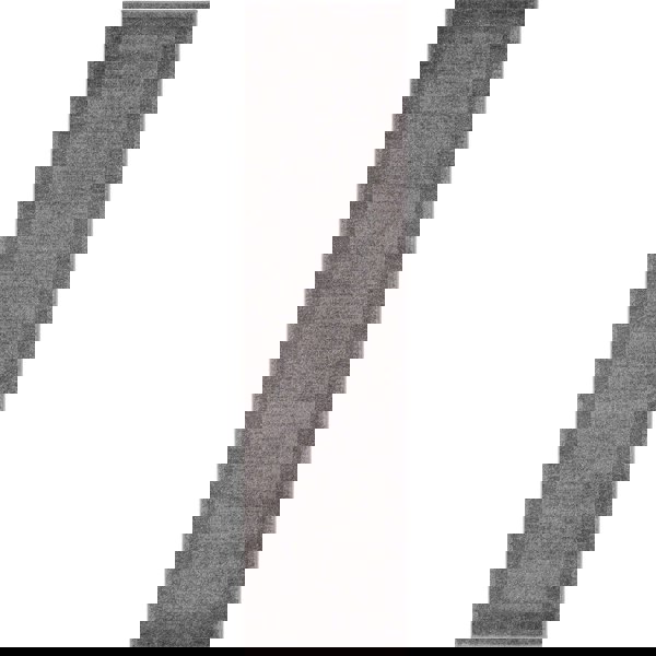 Modern Living Room Rug Bordered Design in Grey | The Rugs