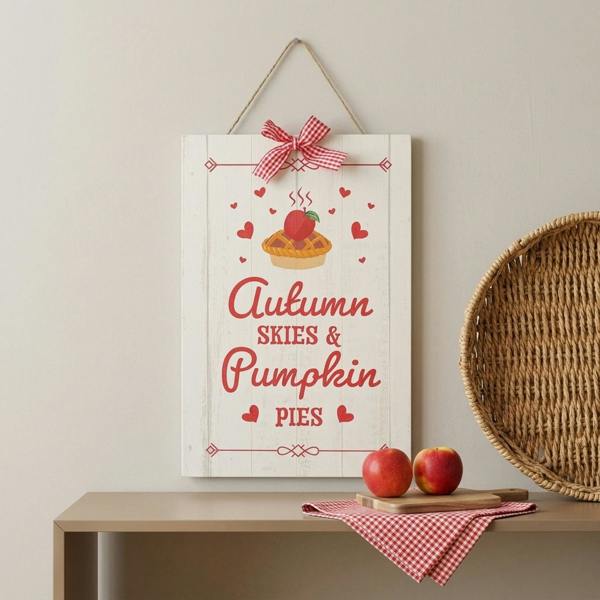 Garden Greatness Autumn Skies & Pumpkin Pies Hanging Sign