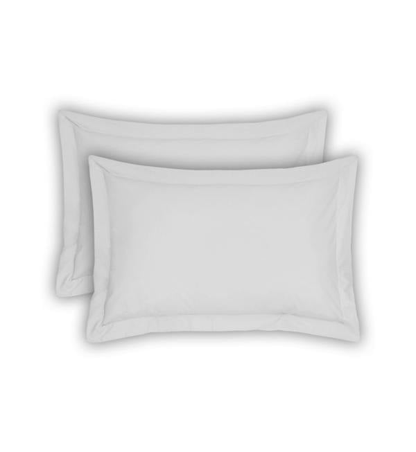 Smart Living Polycotton Oxford Pillowcase Pair Pack - White