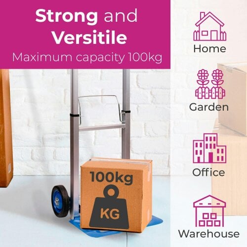 Neo 100kg Capacity Folding Sack Trolley With Extendable Handle