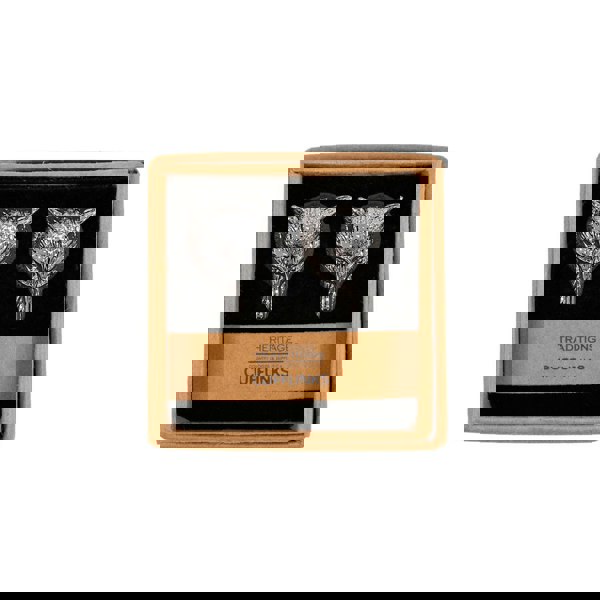 Heritage Traditions Cufflinks: Antique Silver Effect Metal