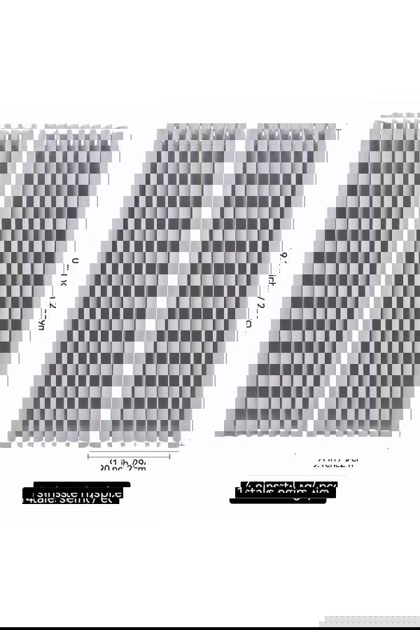 Living and Home 2 Panels Grey Blackout Curtains Polyester Drop Eyelet Curtains for Bedroom and Living Room, 229cm W x 229 cm H