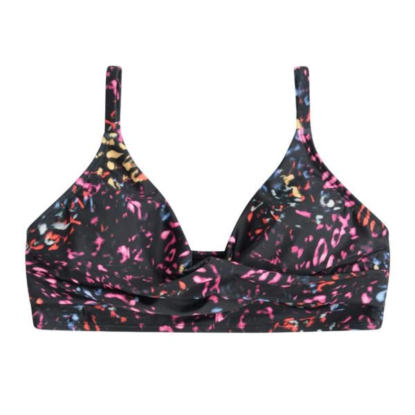 Animal Womens/Ladies Bondi Wrap Bikini Top - Jet Black