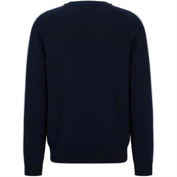 Boss Mens Crew Neck Regular Long-Sleeved Pullover - Dark Blue - 