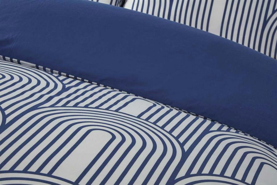 Arches Blue Duvet Cover Set
