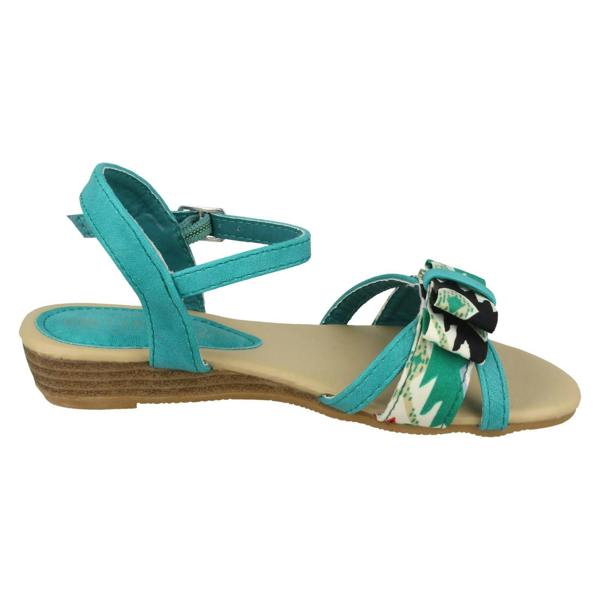 Spot On Girls Spot On Summer Bow Front Sandals