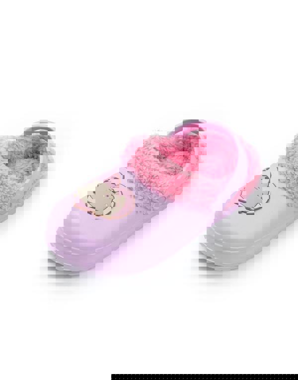 Pusheen Girls Purple Heart Clogs