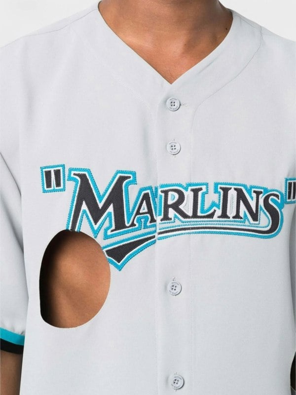 Off - White Miami Marlins Cut - Out Shirt - Supplied FashionOff - White