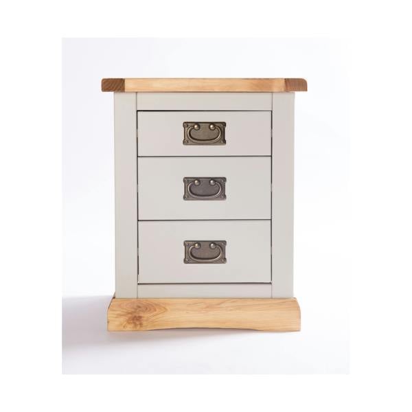 Bomporto 3 Drawer Bedside Table