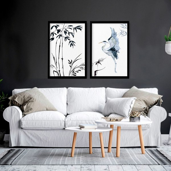 Set of 2 Japanese Wall Art For A Hallway