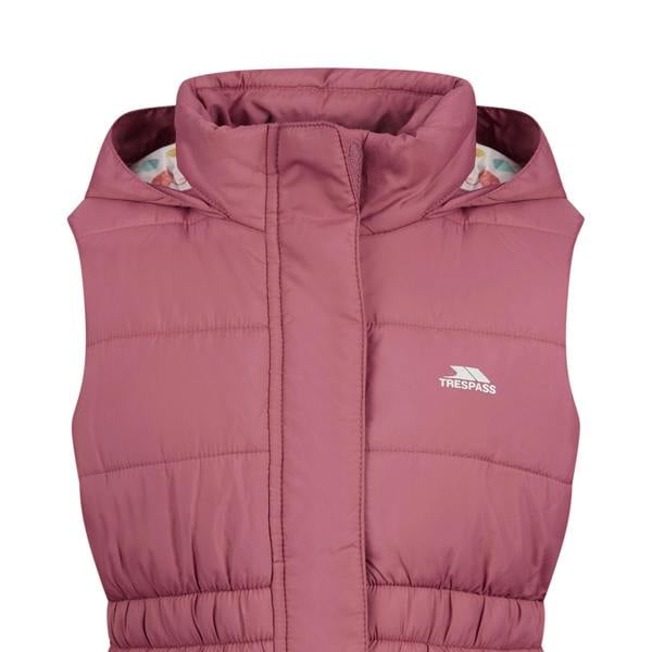 Trespass Girls Casster Gilet - Rose Blush