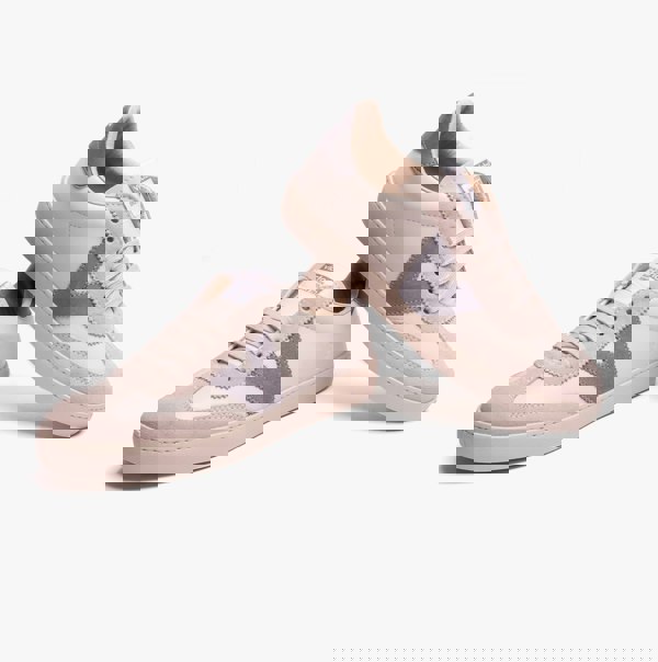 Victoria BERLIN FAUX LEATHER & SPLIT Womens Trainers Gris