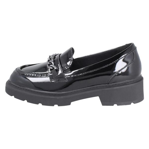 Clarks Girls Clarks Chunky Square Toe Loafer School Shoes Eris Edge