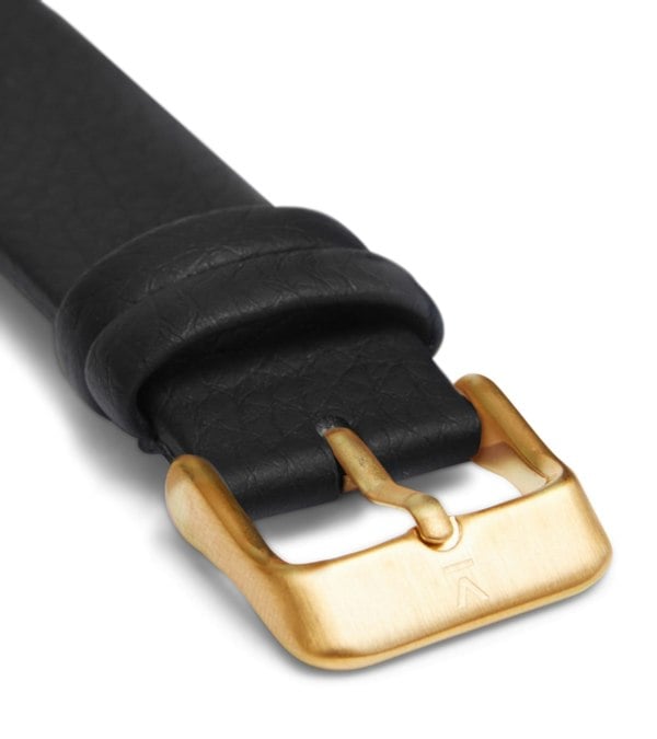 Votch Black with brushed gold buckle | 20mm