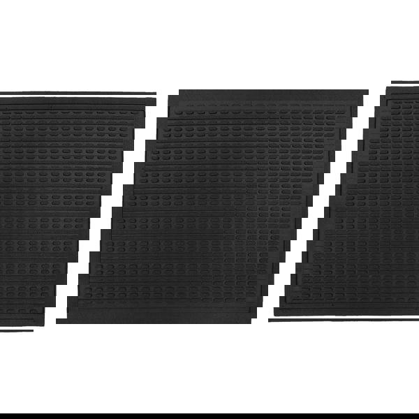 JVL Olympus Rubber Scraper Doormat- 45x75cm