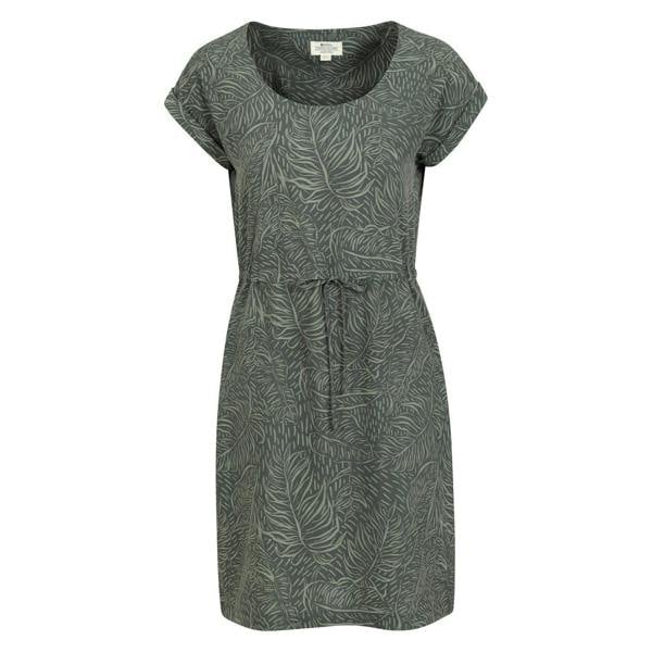 Mountain Warehouse Womens/Ladies Mykonos Tropical Leaves Midi Dress - Green