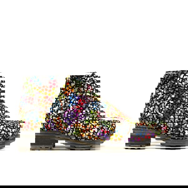 Embassy London Laviva - Pop Art - Women's round toe wide fitted leather ankle boot