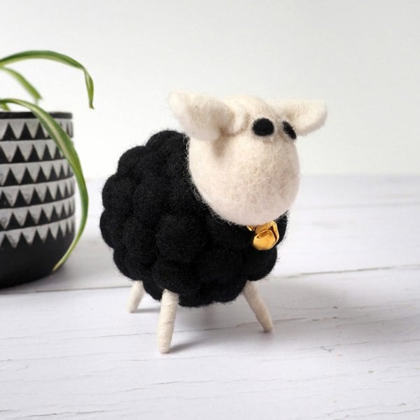 Paper High Felt Sheep Ornament