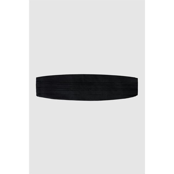 Alexandre Silver Alexandre Black Silk Twill Cummerbund