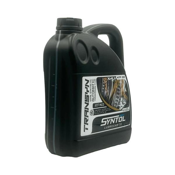 Syntol Transyn ATF MV3 Fully Synthetic Automatic Transmission Fluid Jaso 1A 4L