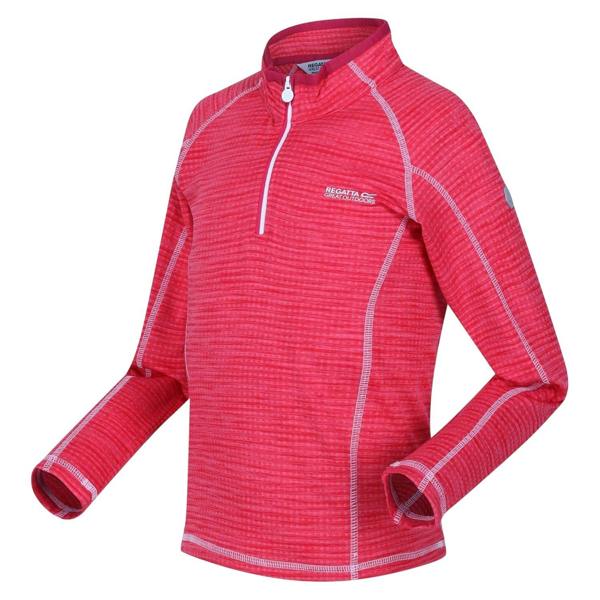 Regatta Childrens/Kids Berley Horizontal Stripe Sweatshirt - Pink Potion - 