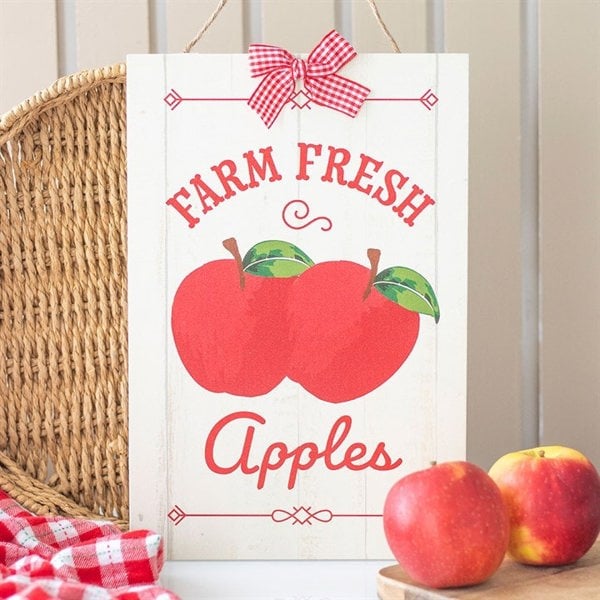 Serano Farm Fresh Apples Hanging Sign