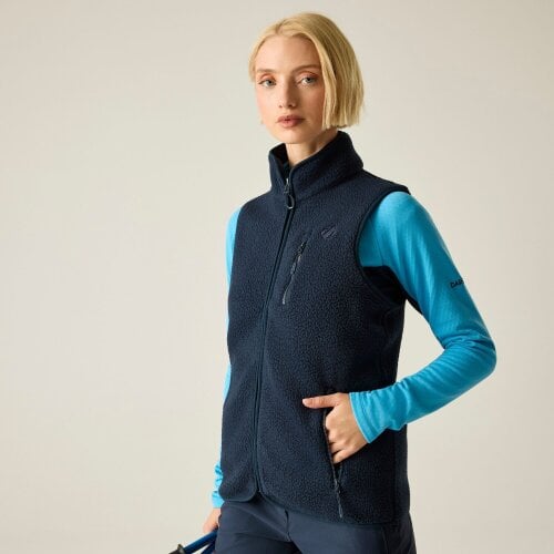 Dare 2B Womens Excursion Fleece Body Warmer - Navy