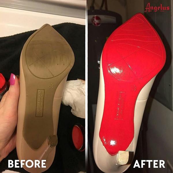 Angelus Red Walk on Sole Paint - Luxury Restoration for Shoes 2oz