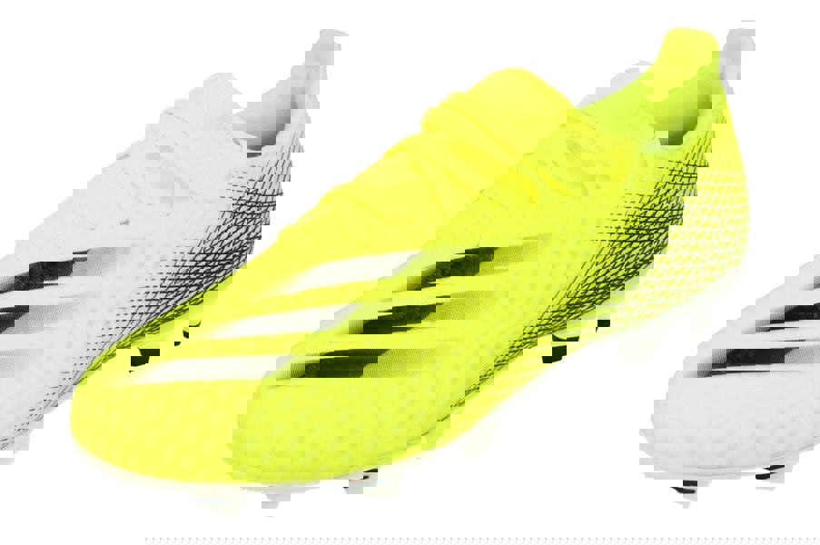 Adidas X Ghosted.3 FG Mens Football Boots  FW6948 - Yellow Black Blue Fw6948 - Photo 0