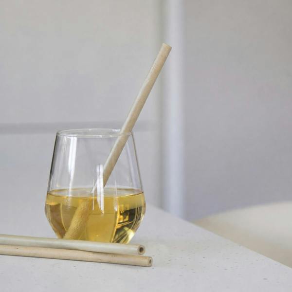 Top 3 Bamboo Drinking Straws Pack of 12 with Cleaning Brush and Bag