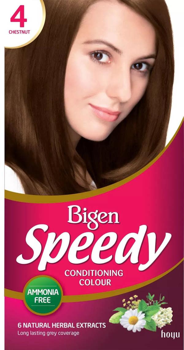 Bigen Speedy Conditioning Hair Colour 4 Chestnut