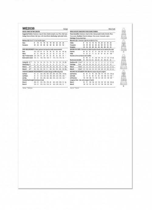 Know Me Sewing Pattern 2038, Dresses for Women, K5 (8-10-12-14-16) - Intermediate