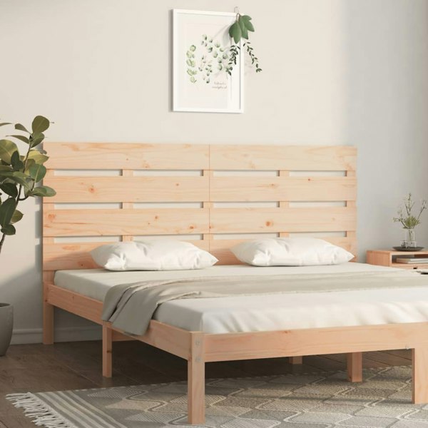 Berkfield Headboard 200x3x80 cm Solid Wood Pine
