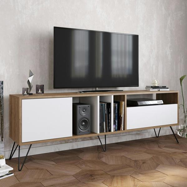 Decorotika Mistico Modern Tv Stand TV Cabinet for TV's up to 71"