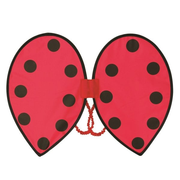 Bristol Novelty Childrens/Kids Ladybird Costume Wings - Pink/Black