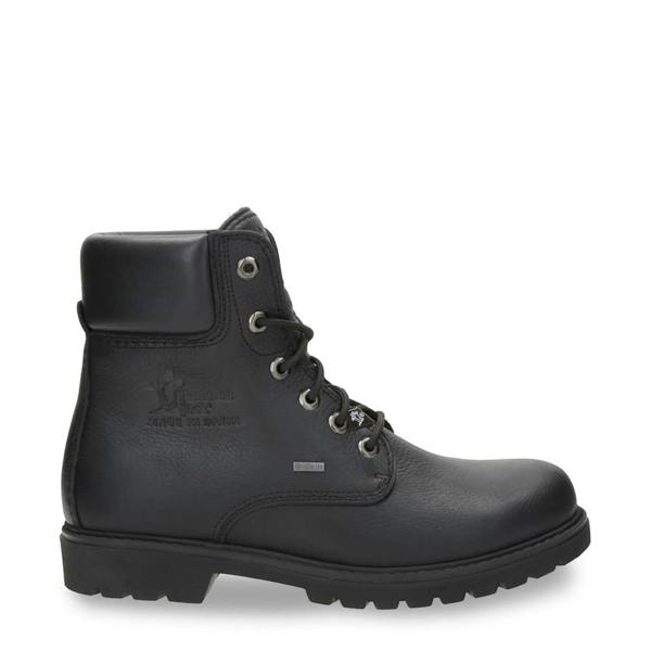 Panama Jack 03 GTX C2 - Men’s Black Waterproof Leather Ankle Boots