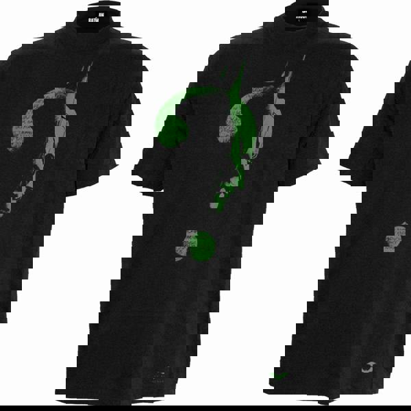 RIDDLER - GLOW IN THE DARK LOGO - Front Print T-Shirt Black