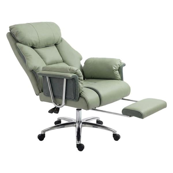 Levede Heavy Duty Executive Office Chair Leather with Pocket Spring Seat No Sagging