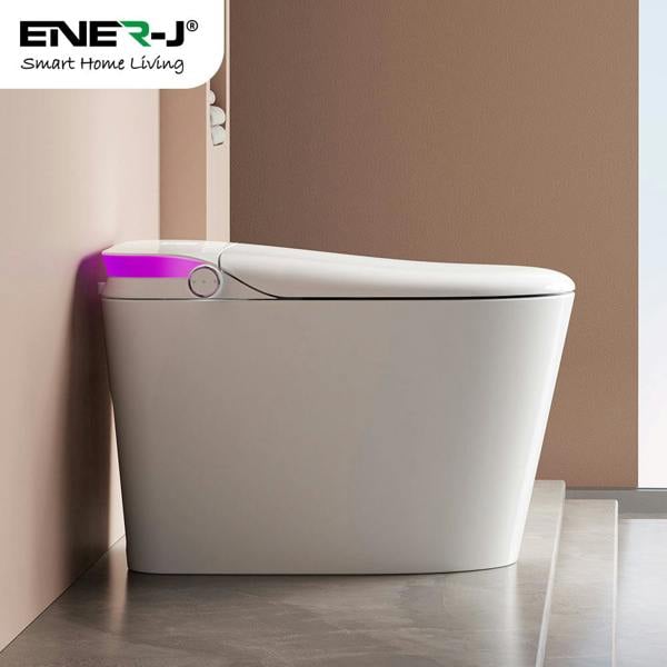 ENER-J HygienePro Smart Toilet with Instant Heating, Heated Seat, UV Sterilisation & Remote Control, Integrated Tank Bidet System