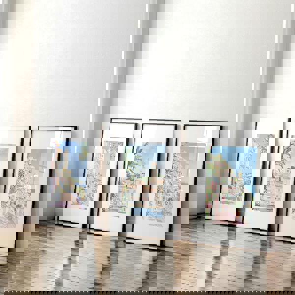 Best Wall Art For Living Room | Set of 3 Beach Decor Wall art Prints