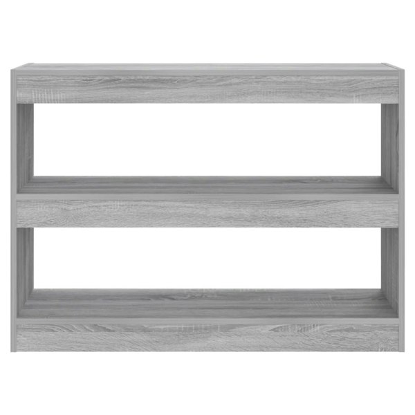 Berkfield Book Cabinet/Room Divider Grey Sonoma 100x30x72 cm